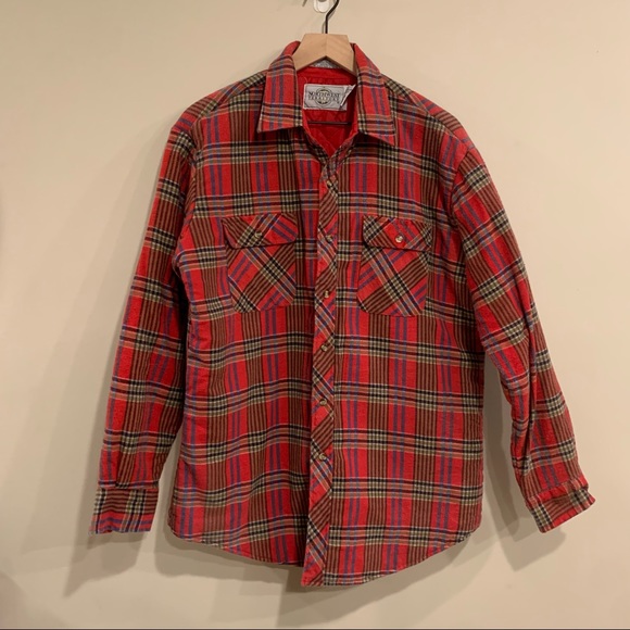Northwest Territory Tops Vintage Northwest Territory Quilted Red